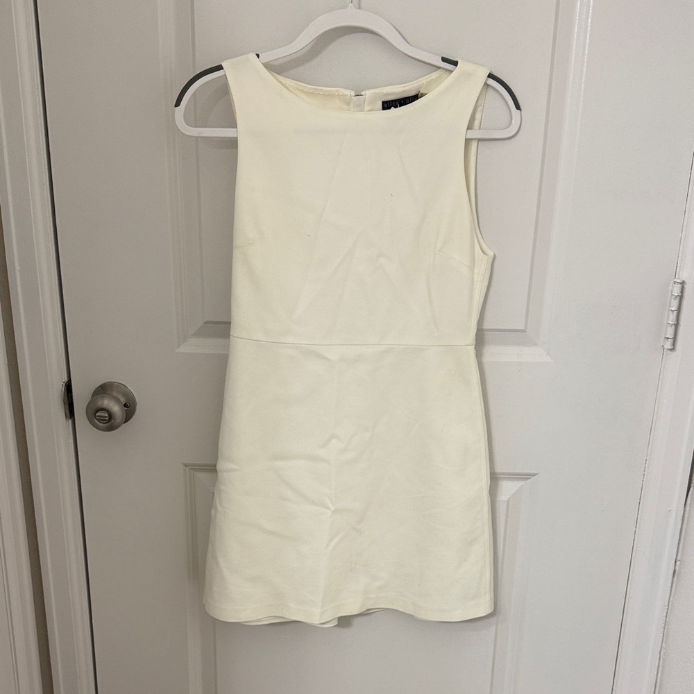 Alice + Olivia Cream Mini Dress